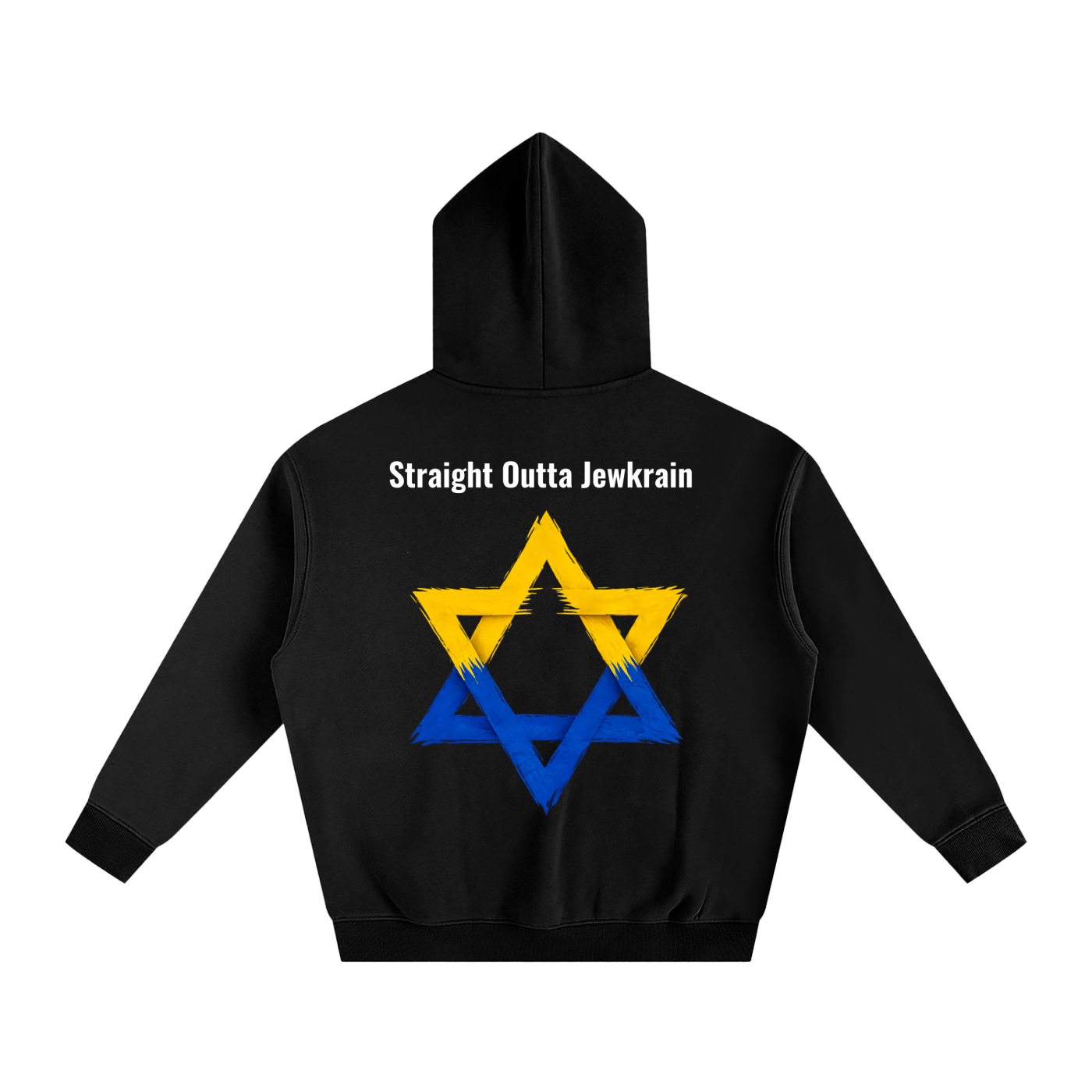 Jewkranian Oversize Fleeced Hoodie
