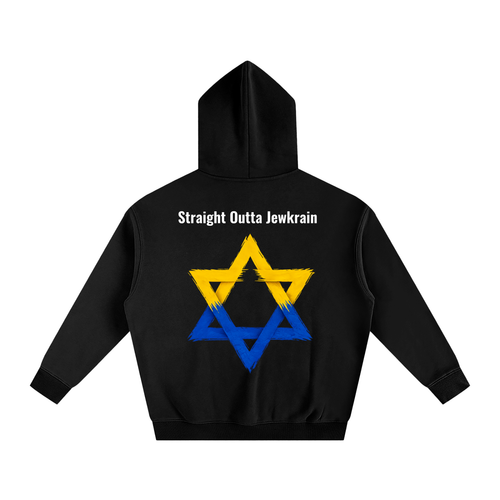 Jewkranian Oversize Fleeced Hoodie